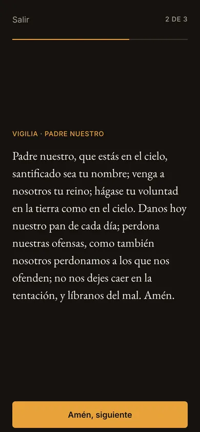 Oraciones de tu tradición — Vigiai