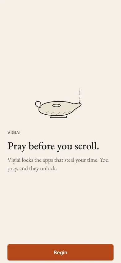 Pray before you scroll. — Vigiai