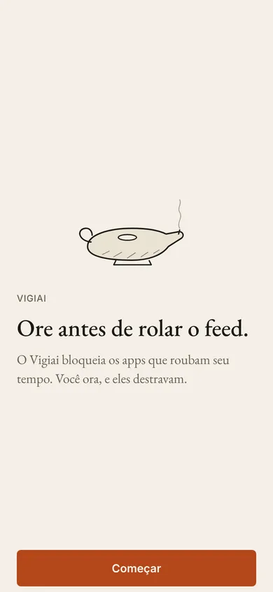 Ore antes de rolar o feed. — Vigiai